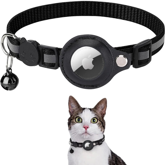 Airtag Case Collar for Cats with Protective Case for anti Lost Locator Tracker Dog Accessories Reflective Pet Collars